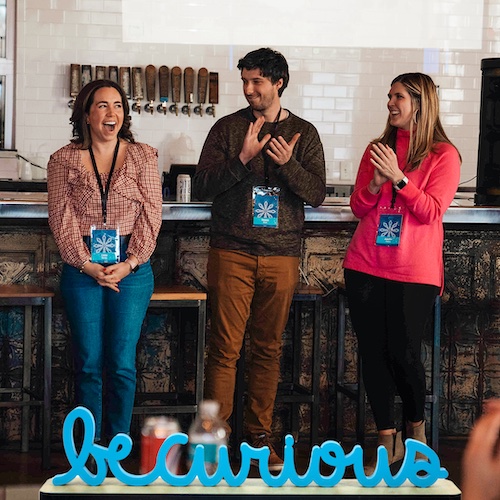 Cason Mooney wins "Be Curious" award