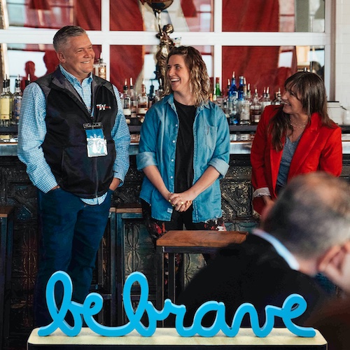 Greg Litwicki wins "Be Brave" award